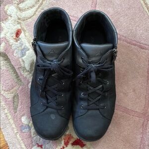 Aravon Black Ankle Boots